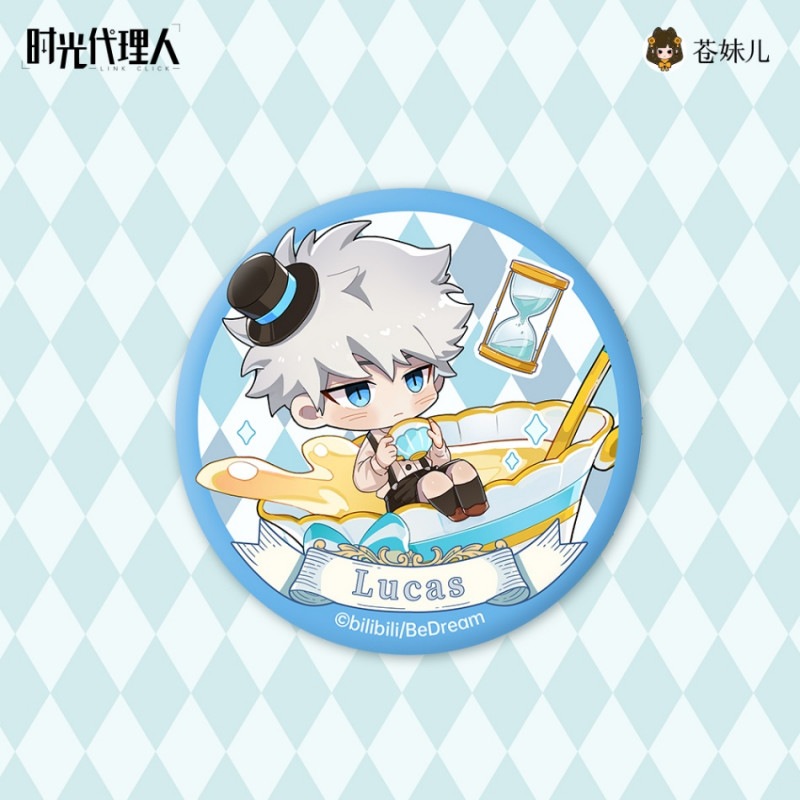 時光代理人-LINK CLICK- 糖分陷落 缶バッジ 陸光 並行輸入商品,時光