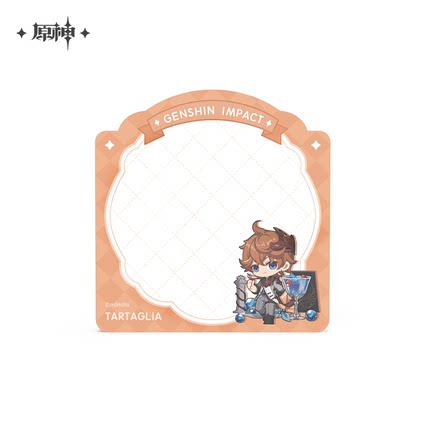 原神】沁甜一夏シリーズちびキャラ付箋 タルタリヤ 原神,日用品