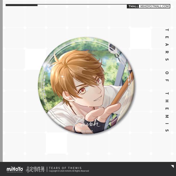 未定事件簿 トキメキ記念缶バッジ水無瀬夏彦 危機一髪 未定事件簿