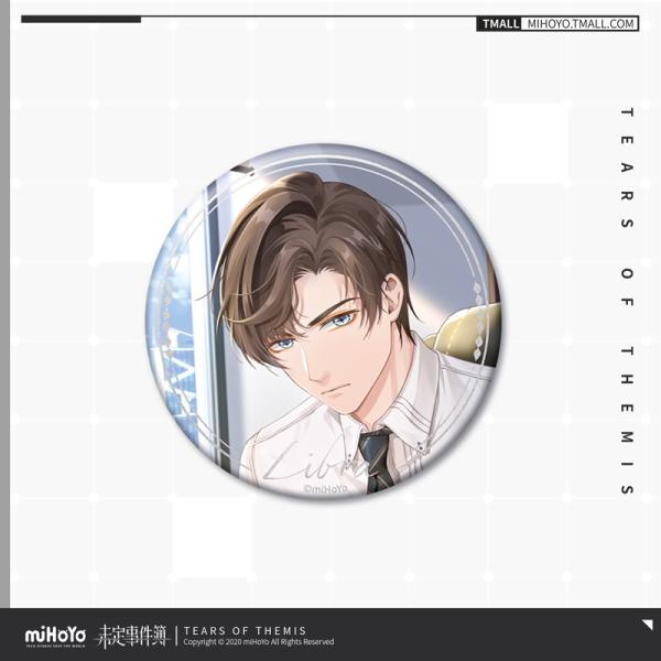 未定事件簿 トキメキ記念缶バッジ左京静真 凪の朝 未定事件簿