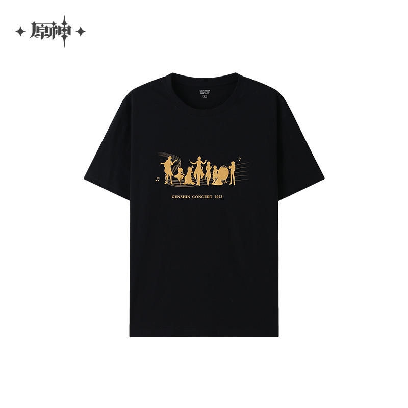 原神 塵世華章シリーズ Tシャツ 原神,原神 2023コンサートシリーズ