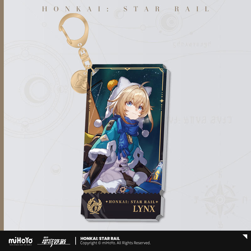 崩壊：スターレイル アクリルキーホルダー 豊穣 リンクス 崩壊：スター