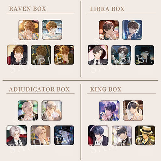 BOX】トレーディング缶バッジ 未定事件簿AGF2023 fantasy village
