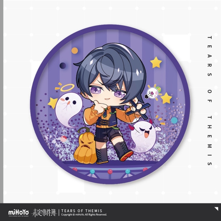 未定事件簿 南瓜奇遇シリーズ ちびキャラグリッターアクリルコースター