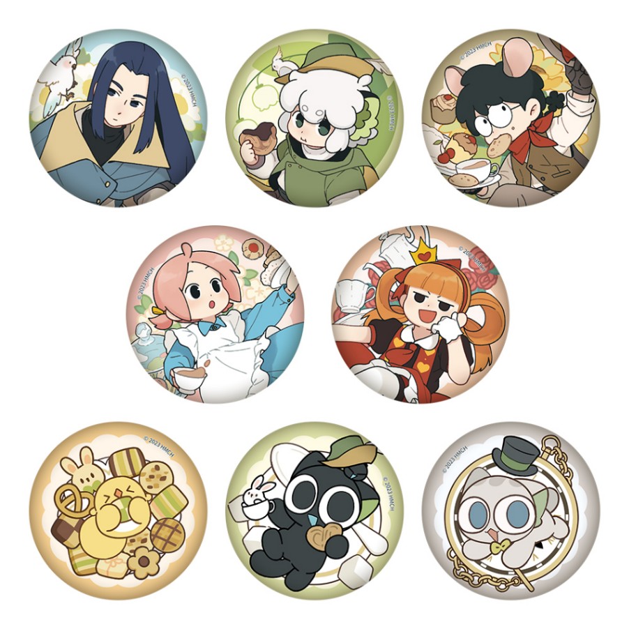 羅小黒戦記 トレーディングホログラム缶バッジ ヴィレヴァン店員風 羅