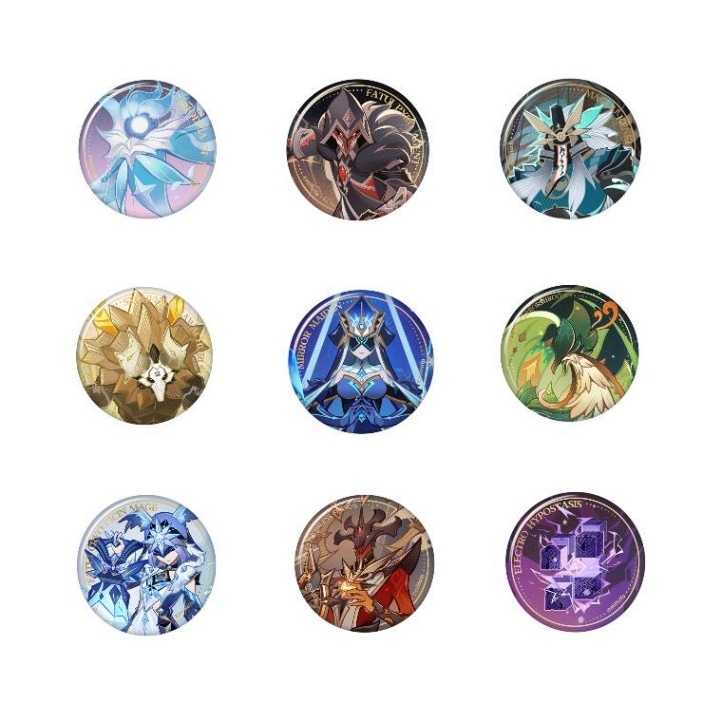 原神 七聖召喚シリーズ 缶バッジ Genshin 原神,キャラグッズ