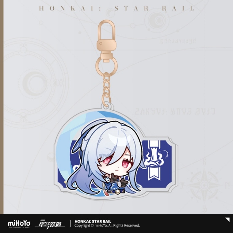 崩壊：スターレイル パムの展覧室シリーズ アクリルキーホルダー 鏡流 