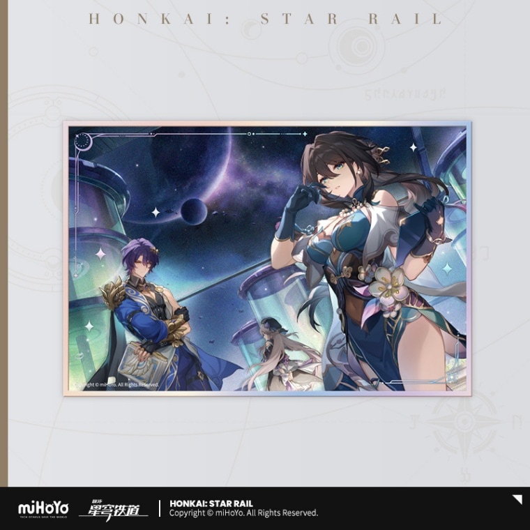 崩壊：スターレイル 星間旅行シリーズ アクリル色紙 只人と神の栄冠