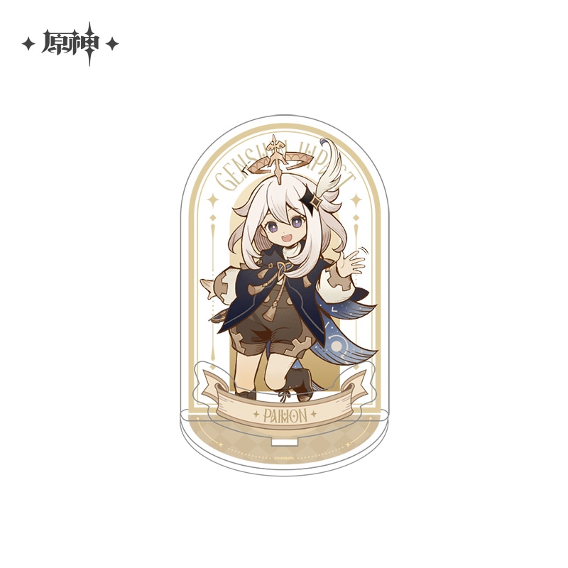 Genshin　原神　スイパラ柄　アクリルスタンド　アクスタ　モンド編　パイモン Genshin 原神 スイパラ柄 アクリルスタンド アクスタ モンド編