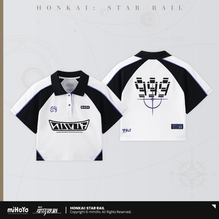 崩壊スターレイル　銀狼　イメージ　Tシャツ　Mサイズ　公式正規品 崩壊：スターレイル 銀狼イメージシリーズ Tシャツ ホワイト