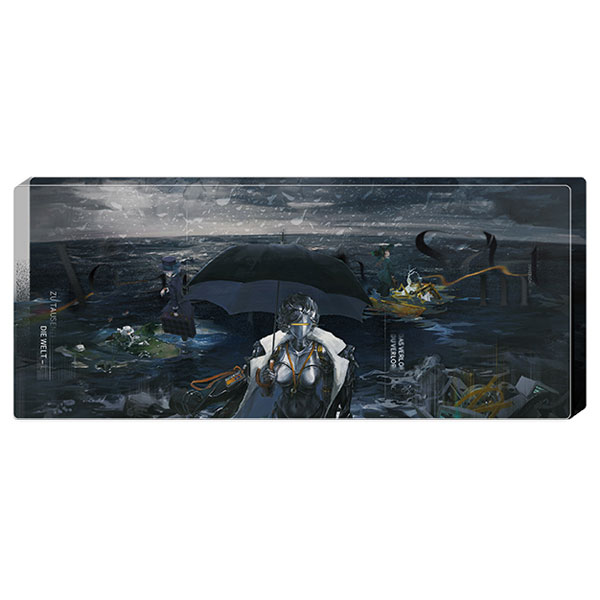 リバース：1999 *見え隠れする瞬間*流砂アクリルブロック 波間の中