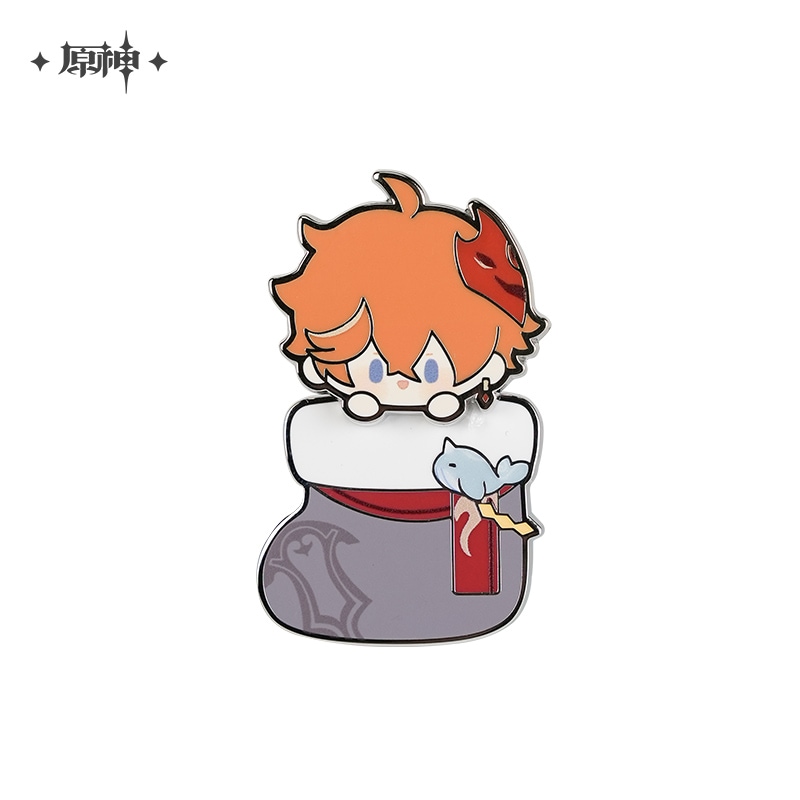 原神 絨冬暖聚シリーズ 金属バッジ タルタリヤ すべて商品 fantasy