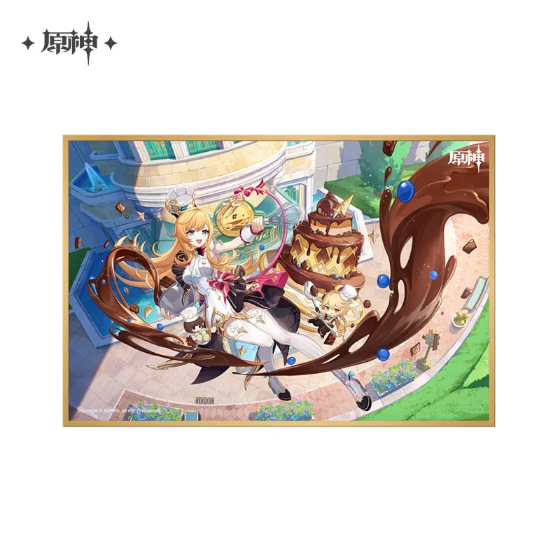原神　色紙　公式 原神 色紙 Genshin 背理 原神,キャラグッズ fantasy village OFFICIAL SHOP