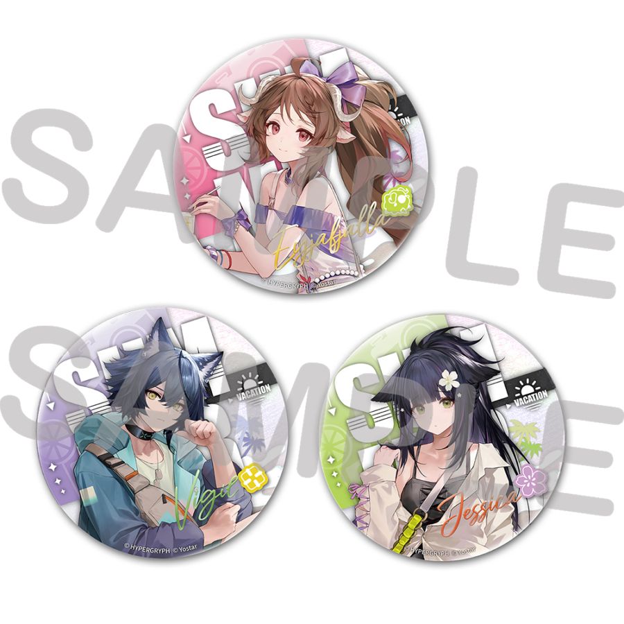 5th Anniversary Fes. キービジュアル 缶バッチセットB（純燼