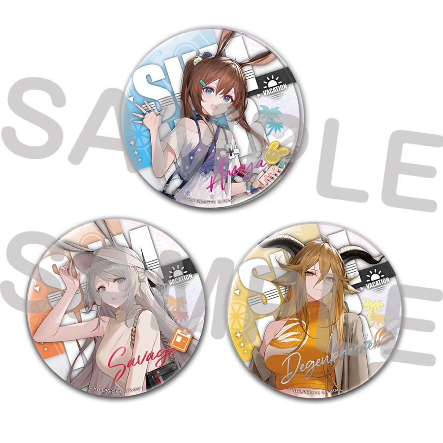 5th Anniversary Fes. キービジュアル 缶バッチセットA