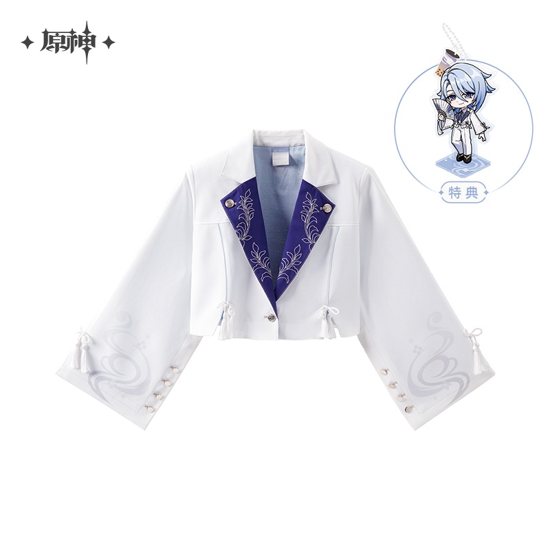 【原神】神里綾人　ネクタイ付きシャツ　特典付き　イメージシリーズ　公式正規品 原神 神里綾人イメージ シャツ 特典アクスタ付き【予約2026年1月