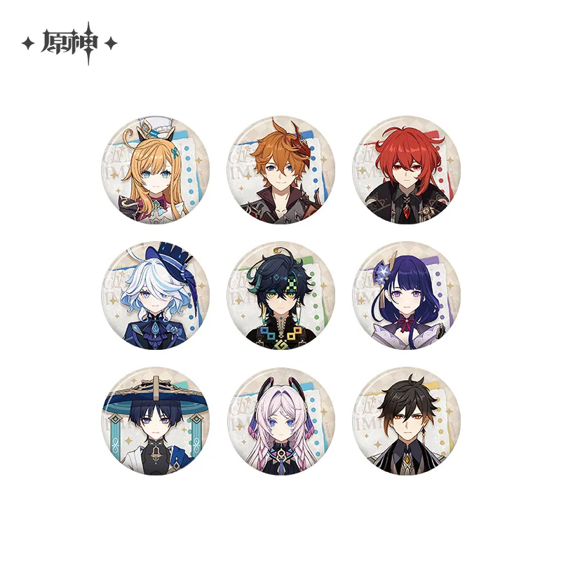 原神 拾光映匣シリーズ キャラクター缶バッジ Genshin 2026年6月仮予約