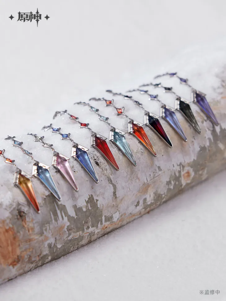 【原神】公式正規品　未開封　執行官　コート　ブローチ　セット　限定25日まで 原神 厳霜と狂焔シリーズ ブローチセット Genshin 2026年6月仮予約 原