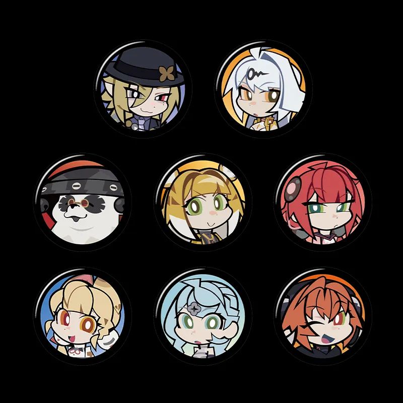 ファンタジーキャラクター 缶バッジ ゼンレスゾーンゼロ キャラプロフィールアイコン 缶バッジ 第五弾 ゼン