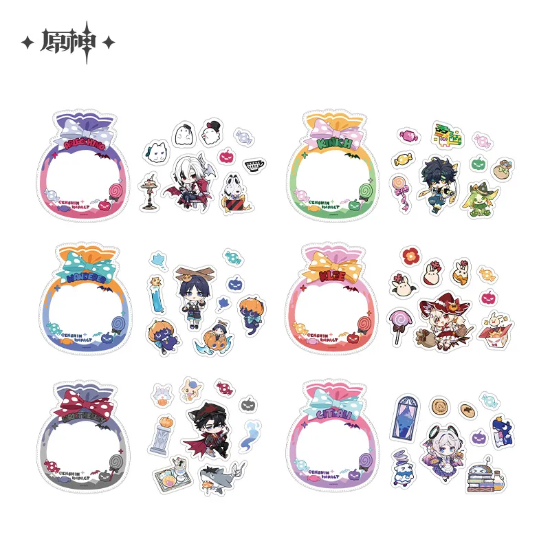 原神】幽夜の綺想シリーズ ステッカーセット Genshin 2026年6月仮予約