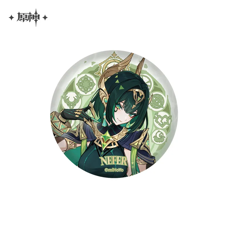 原神 月夜の叙事詩 缶バッジ ネフェル 原神】 ナド・クライシリーズ キャラクター缶バッジ Genshin ネフェル