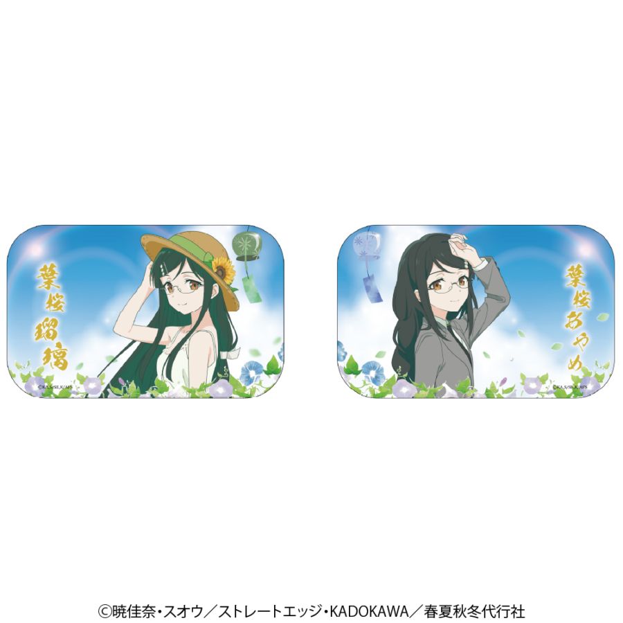 春夏秋冬代行者 春の舞 スクエア缶バッジセット 夏 春夏秋冬代行者