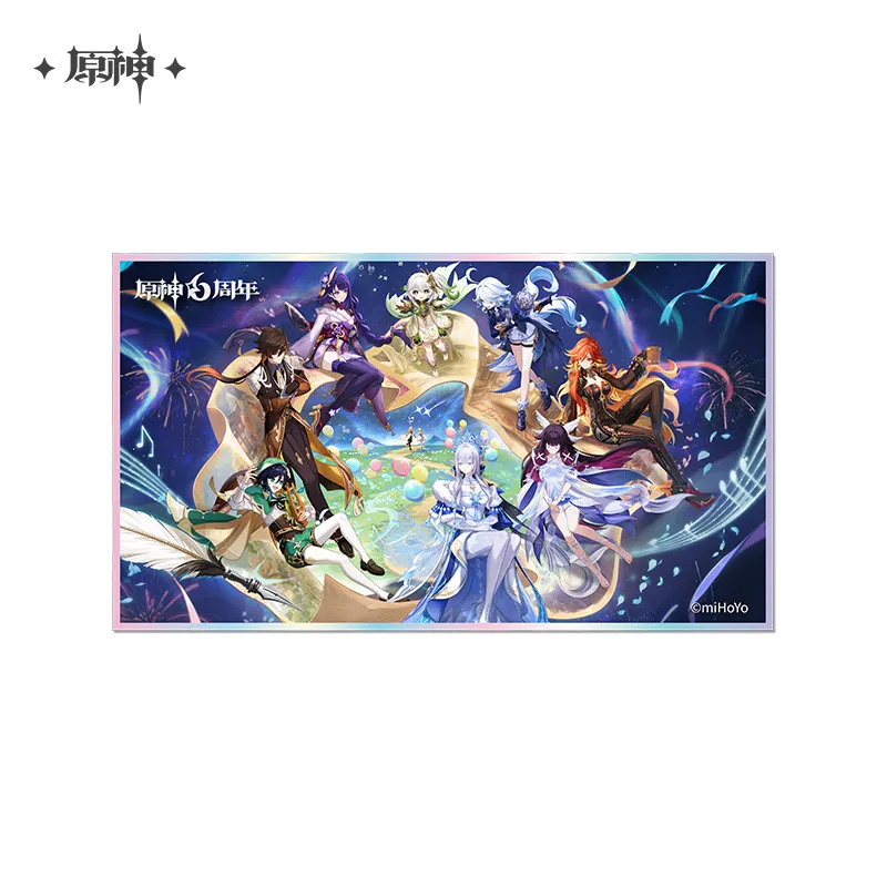 原神 周年記念シリーズ アクリル色紙 六周年 Genshin 2027年4月仮予約