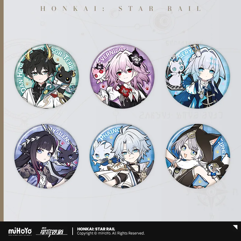 崩壊：スターレイル ちびネコシリーズ 缶バッジ 2027年4月仮予約 崩壊