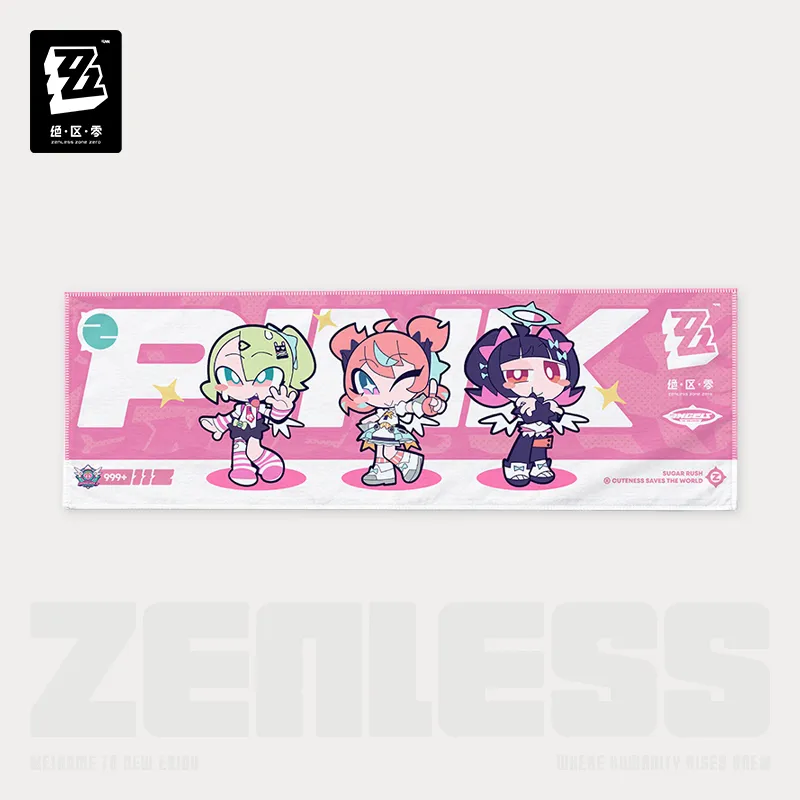 ゼンレスゾーンゼロ PINKスイートクラッシュシリーズ タオル 2027年6月