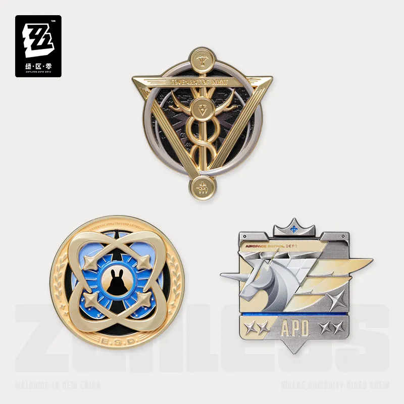 【中古】金属製観光バッジ セット ゼンレスゾーンゼロ 陣営シリーズ 金属バッジ 第六弾 2027年6月仮予約