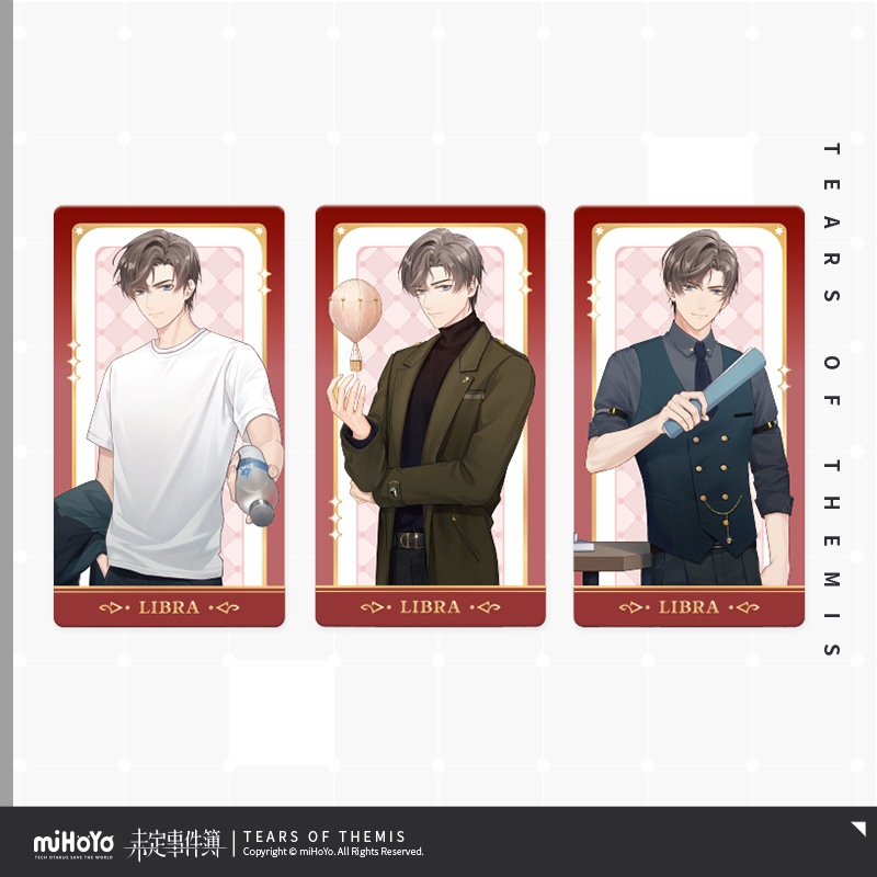 左京静真　グッズセット　未定事件簿 × THEキャラ 未定事件簿 珍蔵シリーズ カードセット第一弾 左京静真A 未定