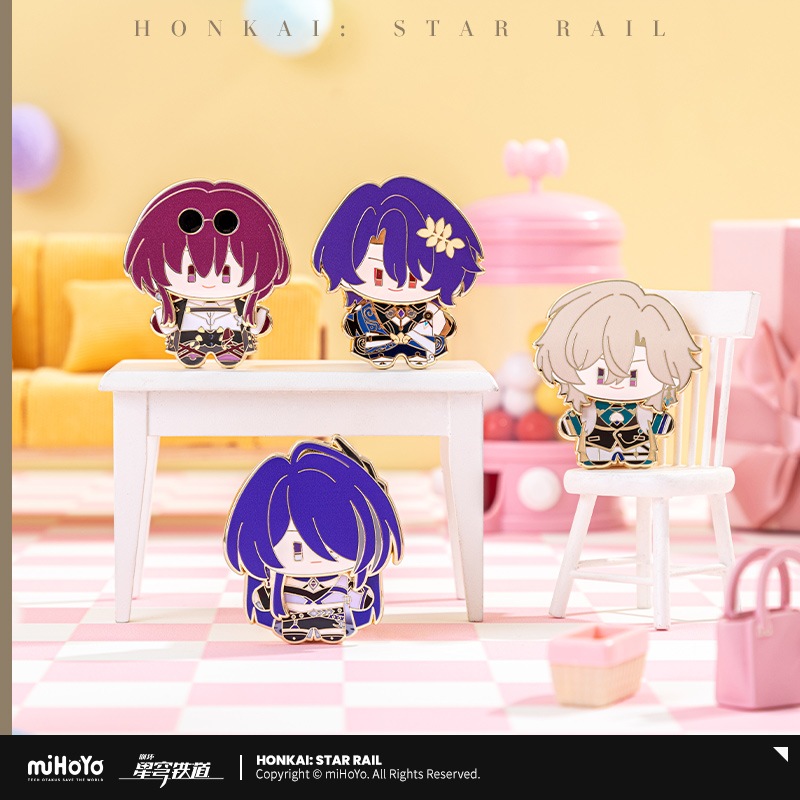 崩壊：スターレイル ちびキャラぬいぐるみシリーズ 金属バッジ