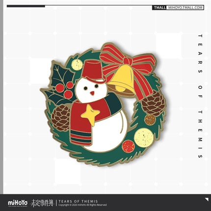 未定事件簿】記念金属缶バッジコレクション第二弾 雪の祭日 未定事件簿
