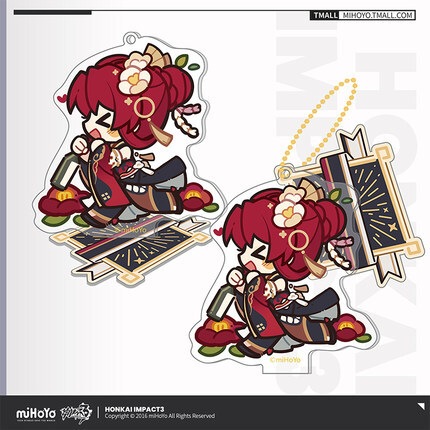 崩壊3rd ちびキャラランニングシリーズ アクリルキーホルダー 姫子