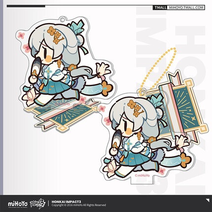 崩壊3rd ちびキャラ アクリルキーホルダー ×4種セット 崩壊3rd ちびキャラランニングシリーズ アクリルキーホルダー テレサ