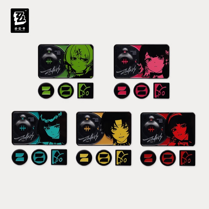 ゼンレスゾーンゼロ 華やぐ遊歩シリーズ 金属缶バッジセット 2026年6月