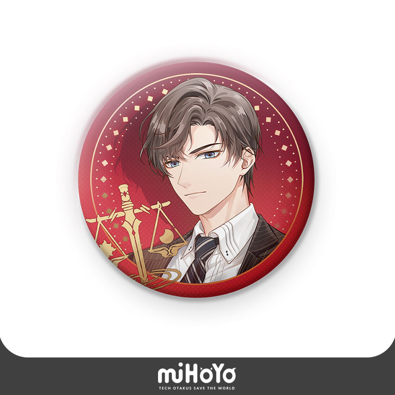 未定事件簿 缶バッジ 左京 主人公 未定事件簿】キャラクター缶バッジ 第一弾（箔押し） 左京静真