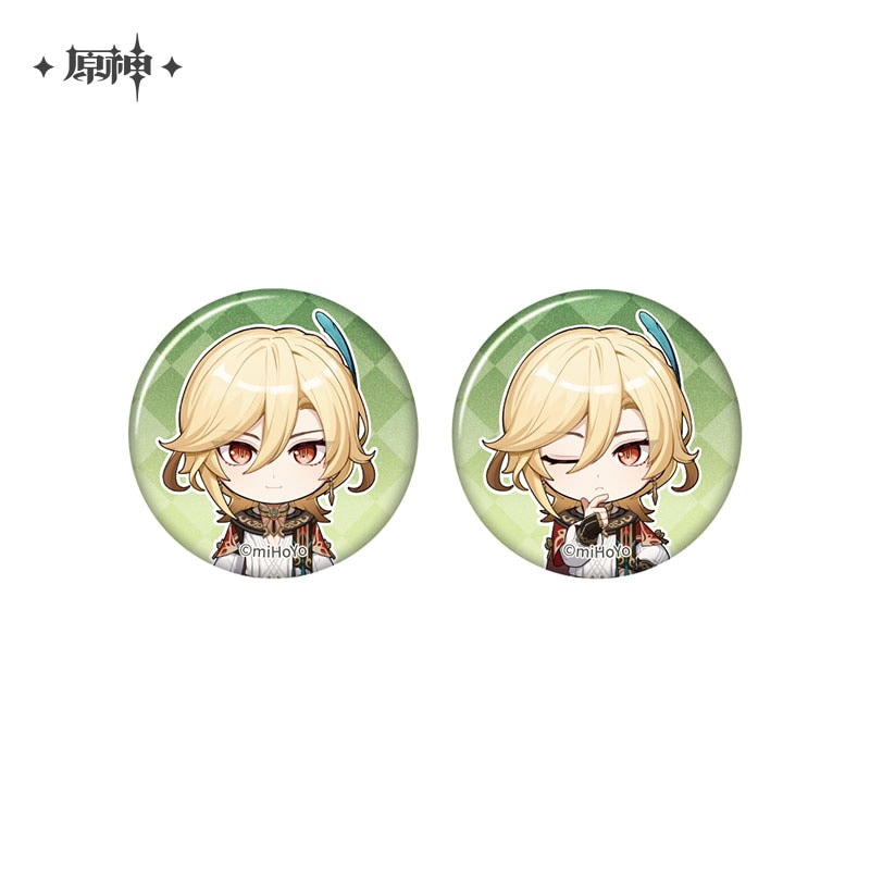 原神 留影叙佳期シリーズ ちびキャラ缶バッジセット Genshin カーヴェ