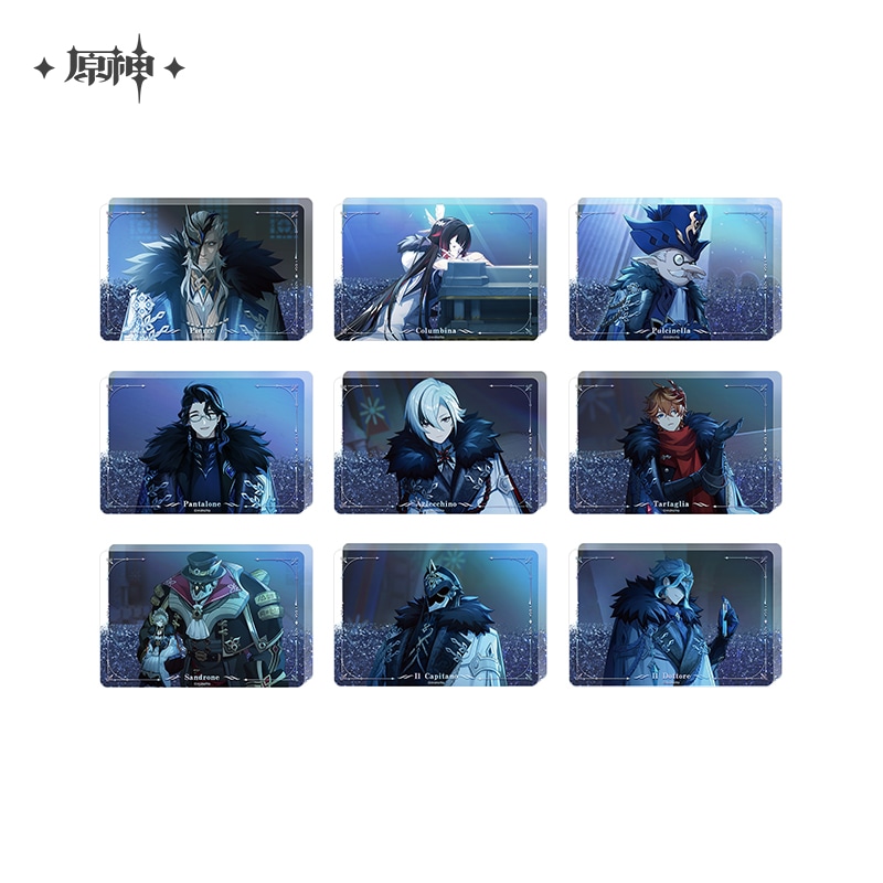 原神　幕間PV-「冬夜の戯劇」シリーズ　グリッターアクリルブロック 原神 幕間PV-「冬夜の戯劇」シリーズ グリッターアクリルブロック