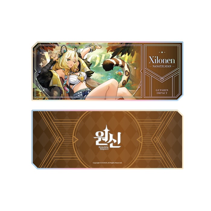 原神】2025 HoYoLANDシリーズ アクリルチケット Genshin シロネン 2026