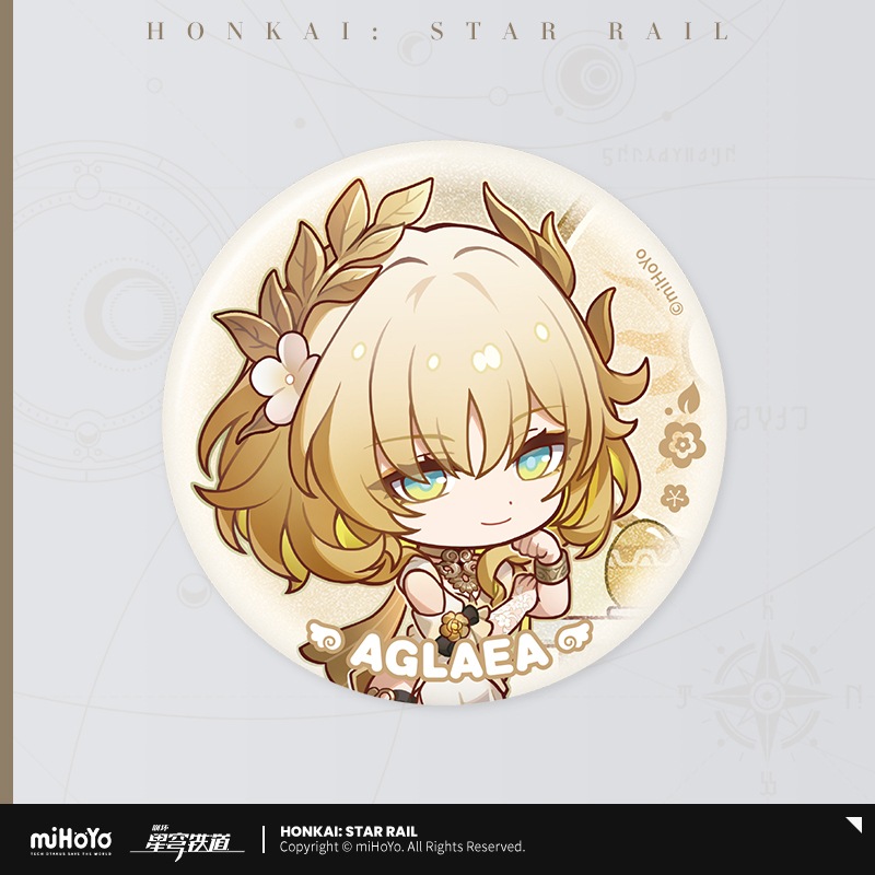 崩壊：スターレイル 新春シリーズ 缶バッジ 第二弾 アグライア 11月仮