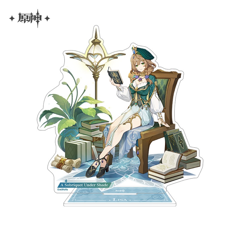 原神 テイワットスタイルシリーズ Genshin アクリルスタンド-葉に隠れ