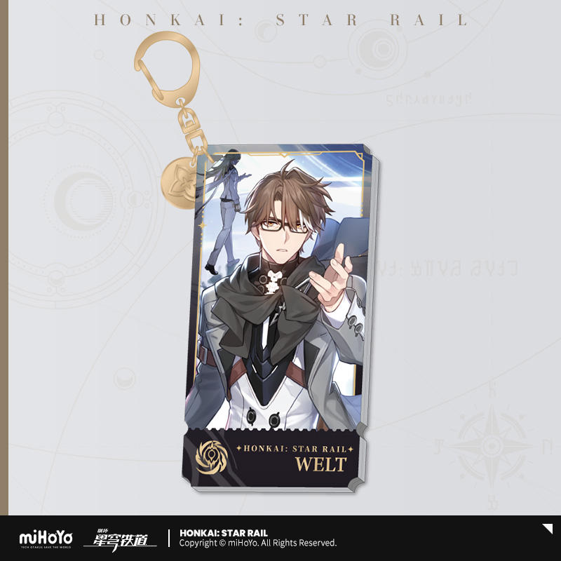 崩壊：スターレイル アクリルキーホルダー 虚無 ヴェルト 崩壊