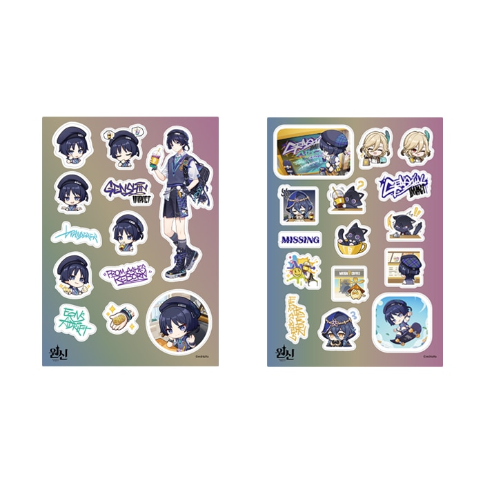 原神】コラボシリーズ ステッカーセット 2026年4月仮予約 原神,キャラ