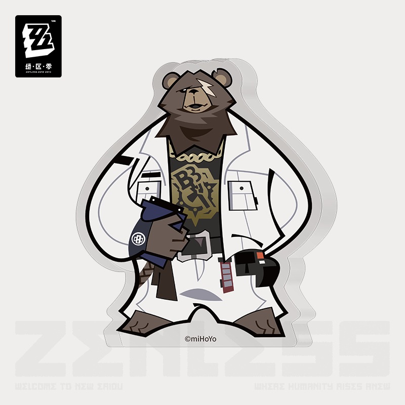 ZZZ New Eridu Sons of Calydon Chibi Tinplate Badges – 141Store