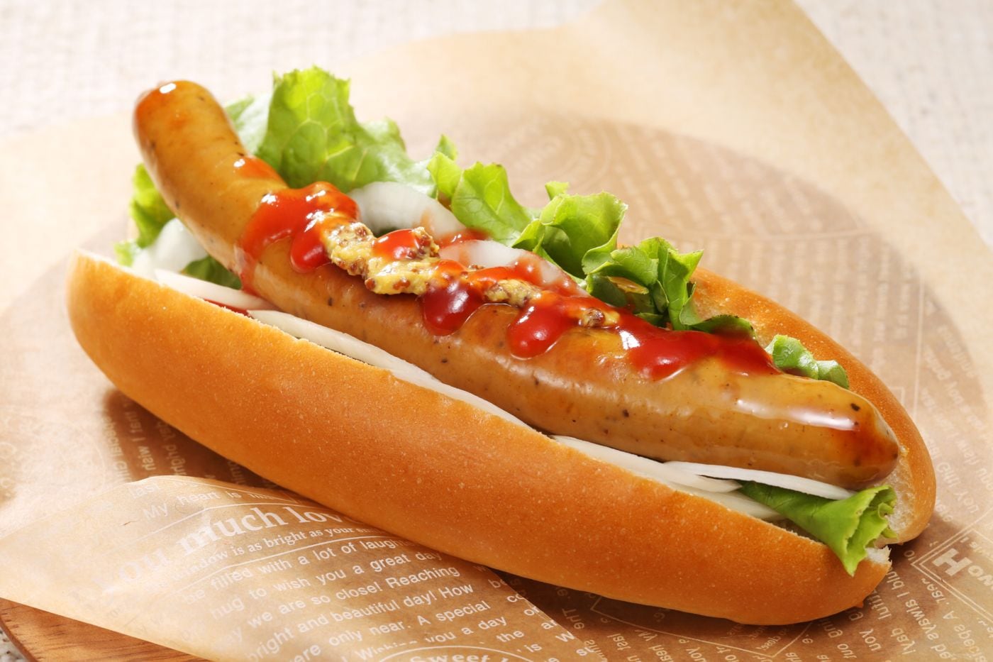 業務用】放牧豚粗挽きウインナー ホットドッグ用 900g（20本