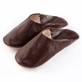 シンプル バブーシュ ブラウン