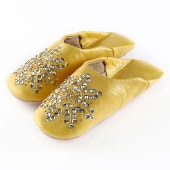 パステルスパンコール バブーシュ イエロー