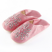 パステルスパンコール バブーシュ ピンク