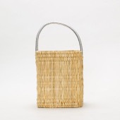 ストローワンハンドルバスケットS　シルバー